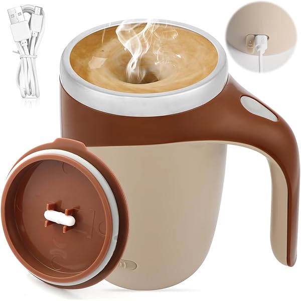 Portable Automatic Self Magnetic Stirring Coffee Mug Stainless Steel New Mark Cup Magnetic Rotating Blender