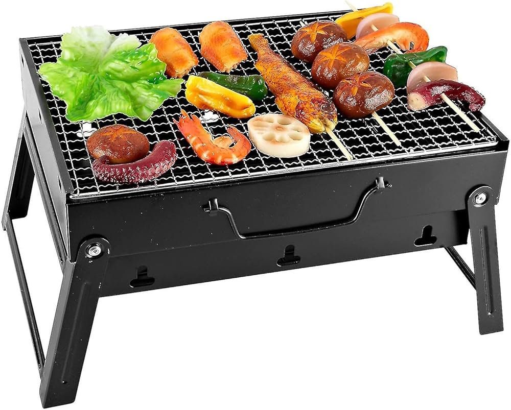12/17 inc Portable BBQ Grill Easy To Carry 12/17 inc