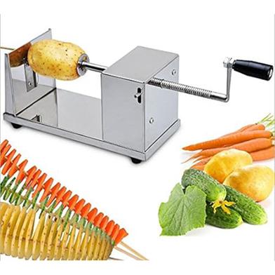 OIMG Potato Cutter Machine Spiral Cutting Machine Chips Machine Kitchen Accessories Cooking Tools Chopper Potato Slicer image OIMG Potato Cutter Machine Spiral Cutting Machine Chips Machine K