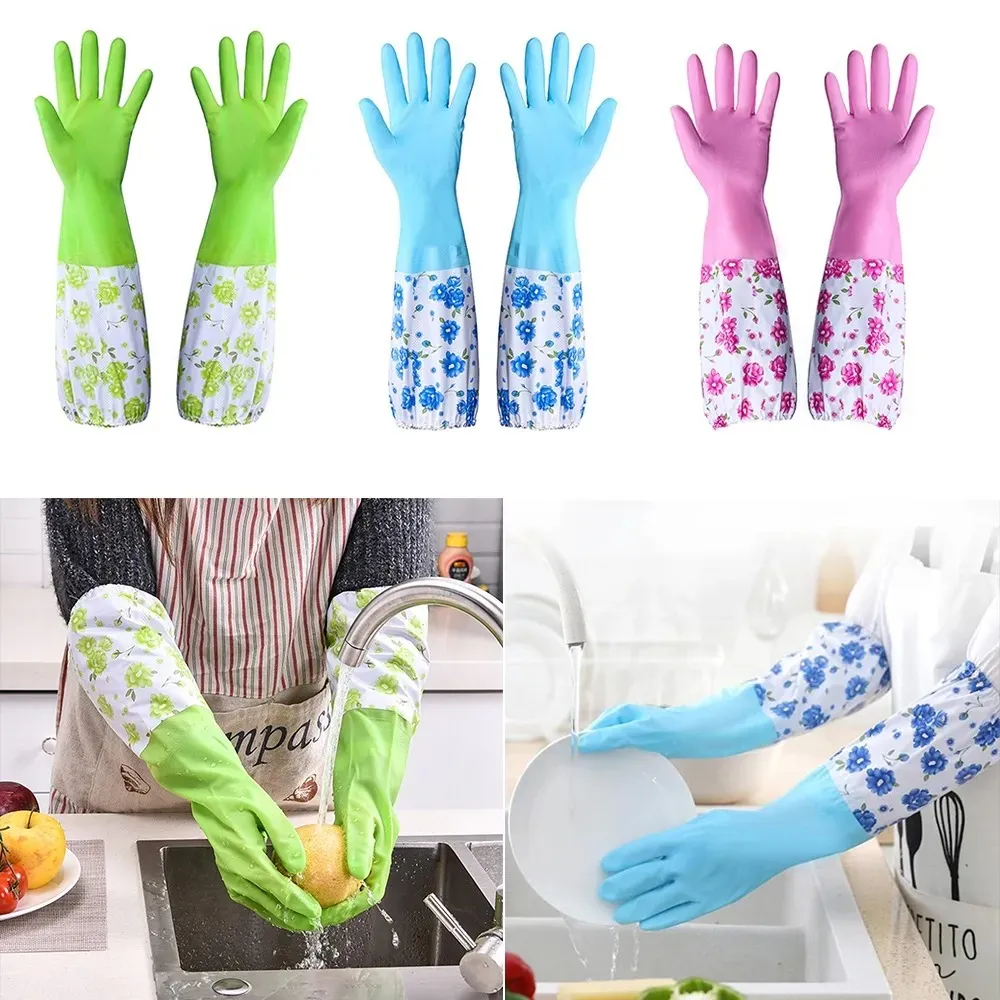 extra long washing gloves 1 pair
